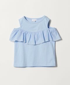 green label relaxing / グリーンレーベル リラクシング カットソー | 【スタメンシリーズ】ショルダー ホール Tシャツ / キッズ 100cm-160cm