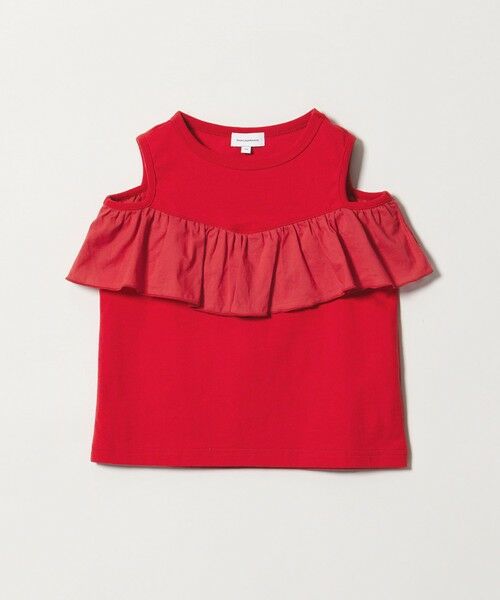 green label relaxing / グリーンレーベル リラクシング カットソー | 【スタメンシリーズ】ショルダー ホール Tシャツ / キッズ 100cm-160cm | 詳細3