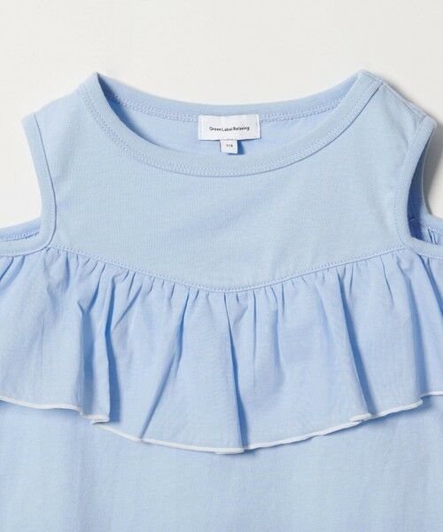 green label relaxing / グリーンレーベル リラクシング カットソー | 【スタメンシリーズ】ショルダー ホール Tシャツ / キッズ 100cm-160cm | 詳細6