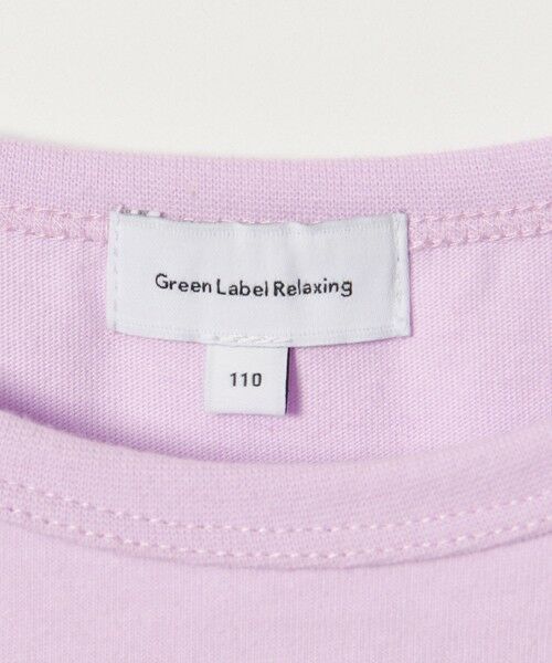 green label relaxing / グリーンレーベル リラクシング カットソー | 【スタメンシリーズ】ショルダー ホール Tシャツ / キッズ 100cm-160cm | 詳細11