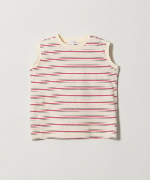 green label relaxing / グリーンレーベル リラクシング カットソー | 【スタメンシリーズ】ボーダー ノースリーブ Tシャツ / キッズ 100cm-160cm | 詳細6