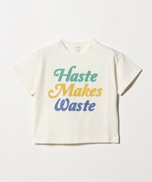 green label relaxing / グリーンレーベル リラクシング カットソー | カラフル プリント Tシャツ / キッズ100cm-160cm(OFF WHITE)