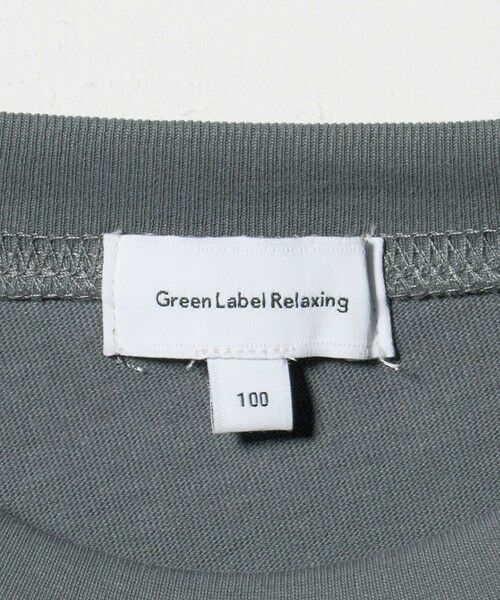 green label relaxing / グリーンレーベル リラクシング カットソー | ロゴ アップリケ Tシャツ / キッズ 100cm-130cm | 詳細8