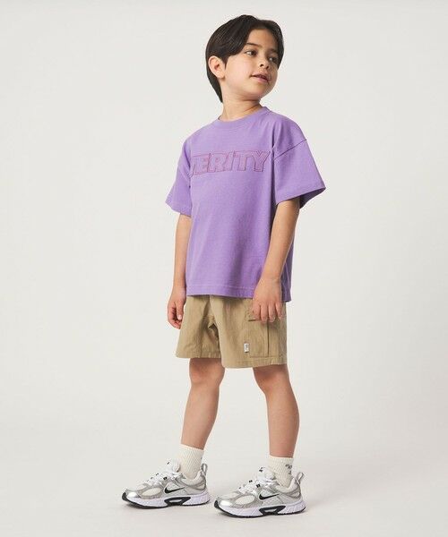 green label relaxing / グリーンレーベル リラクシング カットソー | ロゴ アップリケ Tシャツ / キッズ 100cm-130cm | 詳細15