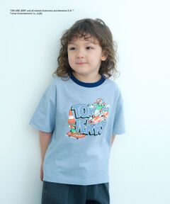 【別注】＜URBAMENT＞TOM and JERRY リンガーTシャツ / キッズ 100cmー130cm