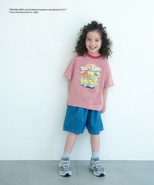 green label relaxing / グリーンレーベル リラクシング カットソー | 【別注】＜URBAMENT＞TOM and JERRY リンガーTシャツ / キッズ 100cmー130cm | 詳細4