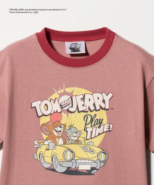 green label relaxing / グリーンレーベル リラクシング カットソー | 【別注】＜URBAMENT＞TOM and JERRY リンガーTシャツ / キッズ 100cmー130cm | 詳細6