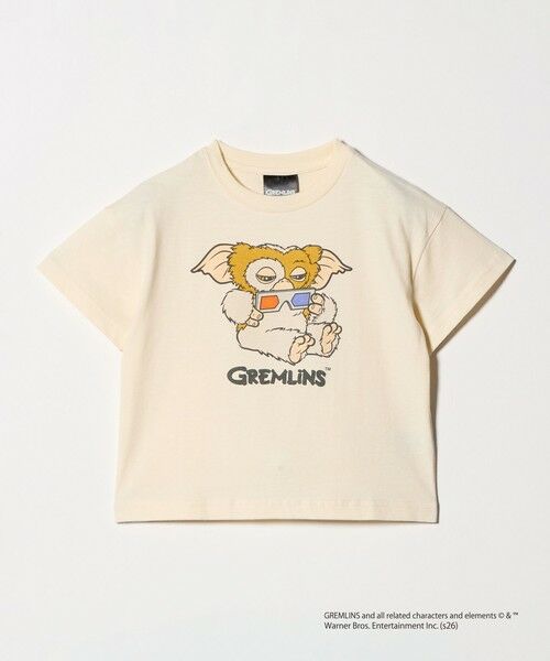 green label relaxing / グリーンレーベル リラクシング カットソー | 【別注】GREMLiNS Tシャツ / キッズ 100cm-130cm（OFF WHITE）