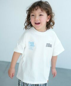 green label relaxing / グリーンレーベル リラクシング カットソー | 【別注】＜UNIVERSAL OVERALL＞グラフィック プリント Tシャツ / キッズ 100cm-130cm