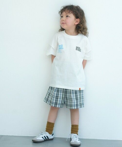 green label relaxing / グリーンレーベル リラクシング カットソー | 【別注】＜UNIVERSAL OVERALL＞グラフィック プリント Tシャツ / キッズ 100cm-130cm | 詳細1