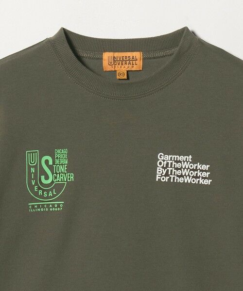 green label relaxing / グリーンレーベル リラクシング カットソー | 【別注】＜UNIVERSAL OVERALL＞グラフィック プリント Tシャツ / キッズ 100cm-130cm | 詳細8