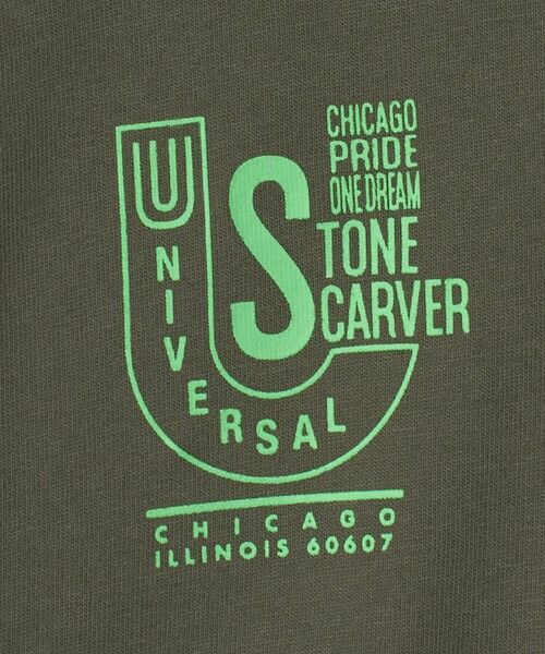 green label relaxing / グリーンレーベル リラクシング カットソー | 【別注】＜UNIVERSAL OVERALL＞グラフィック プリント Tシャツ / キッズ 100cm-130cm | 詳細10