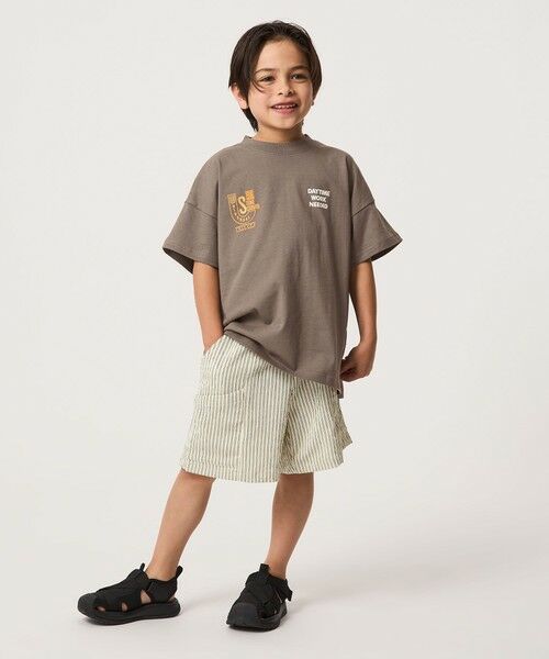 green label relaxing / グリーンレーベル リラクシング カットソー | 【別注】＜UNIVERSAL OVERALL＞グラフィック プリント Tシャツ / キッズ 100cm-130cm | 詳細17