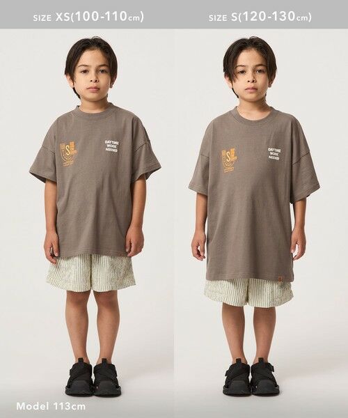 green label relaxing / グリーンレーベル リラクシング カットソー | 【別注】＜UNIVERSAL OVERALL＞グラフィック プリント Tシャツ / キッズ 100cm-130cm | 詳細18