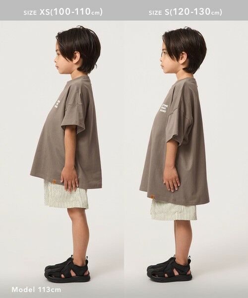 green label relaxing / グリーンレーベル リラクシング カットソー | 【別注】＜UNIVERSAL OVERALL＞グラフィック プリント Tシャツ / キッズ 100cm-130cm | 詳細19