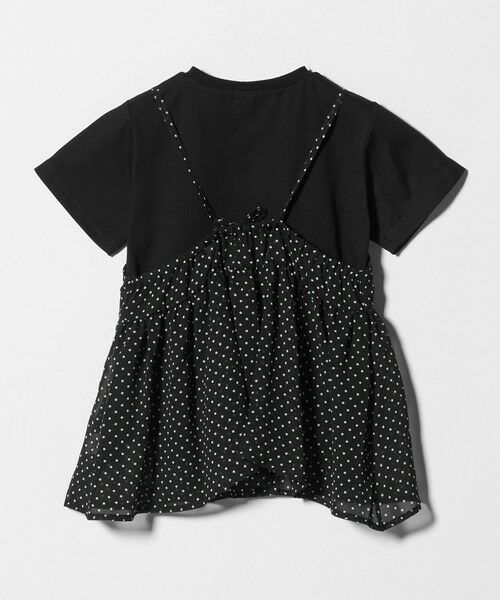 green label relaxing / グリーンレーベル リラクシング カットソー | ドット シフォン キャミソール Tシャツ セット / キッズ 100cm-130cm | 詳細6