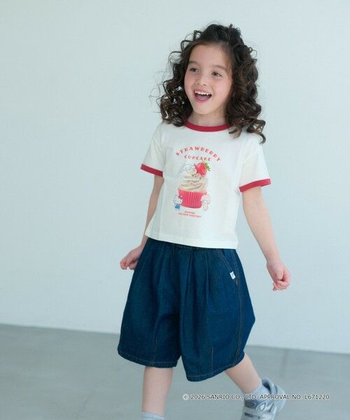 green label relaxing / グリーンレーベル リラクシング カットソー | 【別注】<Sanrio>グラフィック Tシャツ / キッズ 100cm-130cm | 詳細2