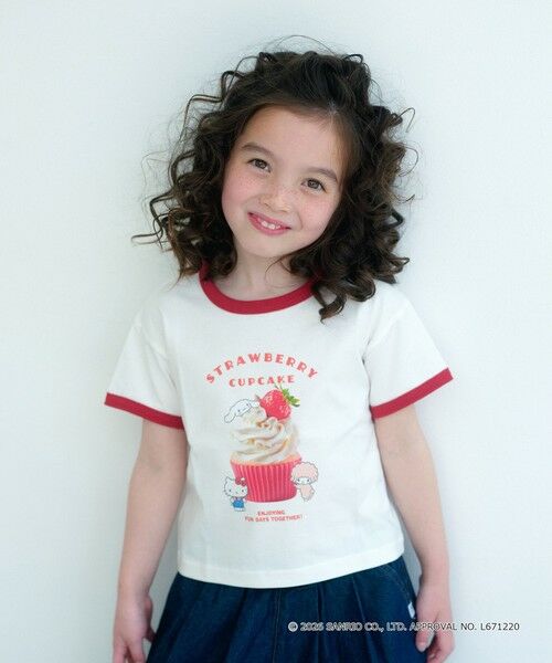 green label relaxing / グリーンレーベル リラクシング カットソー | 【別注】<Sanrio>グラフィック Tシャツ / キッズ 100cm-130cm | 詳細4