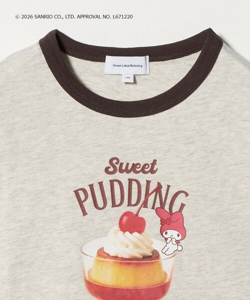 green label relaxing / グリーンレーベル リラクシング カットソー | 【別注】<Sanrio>グラフィック Tシャツ / キッズ 100cm-130cm | 詳細14