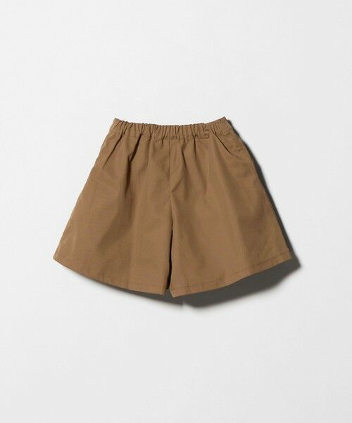green label relaxing / グリーンレーベル リラクシング ショート・ハーフ・半端丈パンツ | ベルトループ デザイン キュロット / キッズ 100cm-160cm | 詳細21