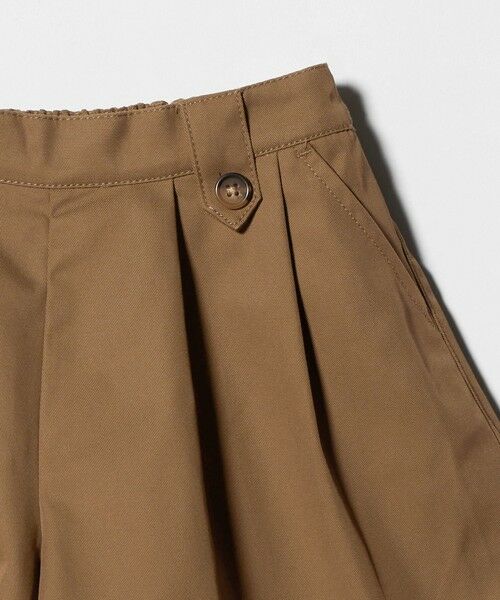green label relaxing / グリーンレーベル リラクシング ショート・ハーフ・半端丈パンツ | ベルトループ デザイン キュロット / キッズ 100cm-160cm | 詳細22