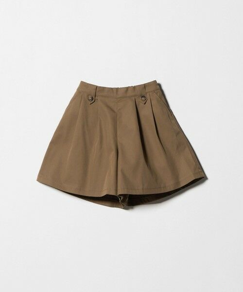 green label relaxing / グリーンレーベル リラクシング ショート・ハーフ・半端丈パンツ | ベルトループ デザイン キュロット / キッズ 100cm-160cm | 詳細10