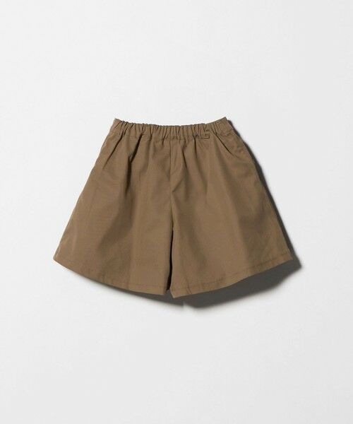 green label relaxing / グリーンレーベル リラクシング ショート・ハーフ・半端丈パンツ | ベルトループ デザイン キュロット / キッズ 100cm-160cm | 詳細11