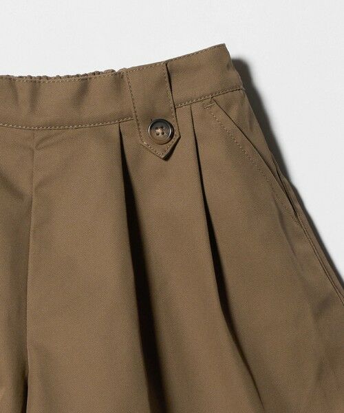 green label relaxing / グリーンレーベル リラクシング ショート・ハーフ・半端丈パンツ | ベルトループ デザイン キュロット / キッズ 100cm-160cm | 詳細12