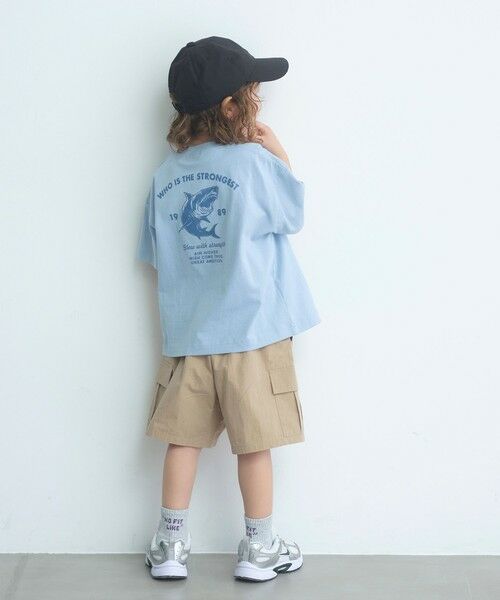 green label relaxing / グリーンレーベル リラクシング ショート・ハーフ・半端丈パンツ | カーゴ ショート パンツ / キッズ 100cm-160cm | 詳細12