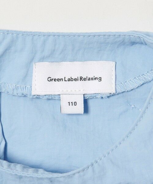 green label relaxing / グリーンレーベル リラクシング ロング・マキシ丈ワンピース | 【スタメンシリーズ】タッサー リボン デザイン セット アップ / キッズ 100cm-160cm | 詳細22