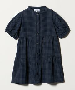 green label relaxing / グリーンレーベル リラクシング ロング・マキシ丈ワンピース | チェック ワンピース / キッズ 100cm-130cm