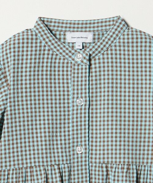 green label relaxing / グリーンレーベル リラクシング ロング・マキシ丈ワンピース | チェック ワンピース / キッズ 100cm-130cm | 詳細4