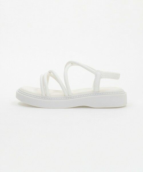green label relaxing / グリーンレーベル リラクシング スニーカー | パテッド サンダル  / キッズ  17cm-23cm（OFF WHITE）