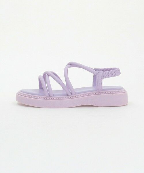 green label relaxing / グリーンレーベル リラクシング スニーカー | パテッド サンダル  / キッズ  17cm-23cm（LILAC）