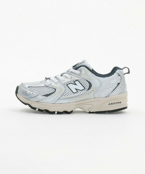 green label relaxing / グリーンレーベル リラクシング スニーカー | 【WEB限定】＜New Balance＞530 BUNGEE LACE / キッズ 17cm-21cm（SILVER）