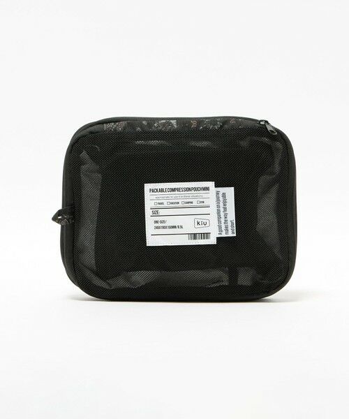 green label relaxing / グリーンレーベル リラクシング リュック・バックパック | 【WEB限定】＜KiU＞ パッカブルコンプレッションポーチミニ（8.5L）/ キッズ（DK.GRAY）