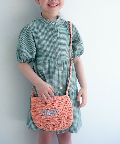green label relaxing / グリーンレーベル リラクシング リュック・バックパック | レタード ポシェット / キッズ（PINK）