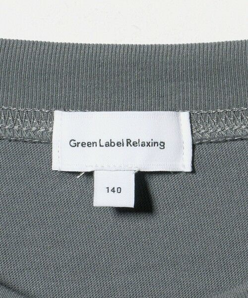 green label relaxing / グリーンレーベル リラクシング カットソー | ロゴ アップリケ Tシャツ / キッズ 140cm-160cm | 詳細6