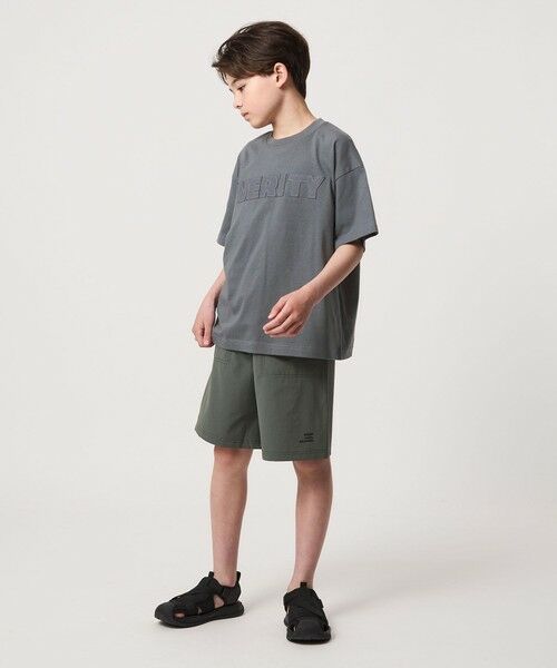 green label relaxing / グリーンレーベル リラクシング カットソー | ロゴ アップリケ Tシャツ / キッズ 140cm-160cm | 詳細2