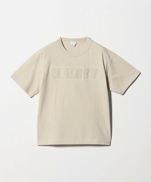 green label relaxing / グリーンレーベル リラクシング カットソー | ロゴ アップリケ Tシャツ / キッズ 140cm-160cm(BEIGE)