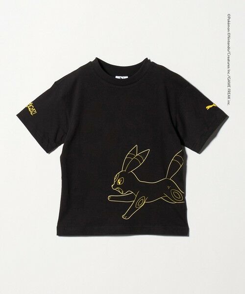 green label relaxing / グリーンレーベル リラクシング カットソー | 【WEB限定】＜PUMA×Pokemon＞ Tシャツ/ キッズ 128cmー152cm（BLACK）