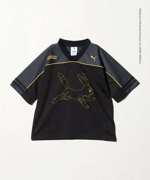 green label relaxing / グリーンレーベル リラクシング カットソー | 【WEB限定】＜PUMA×Pokemon＞ジャージ Tシャツ/ キッズ 128cm-152cm（BLACK）