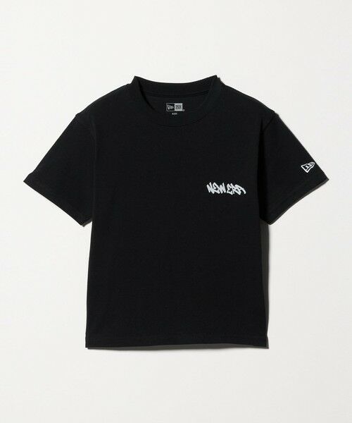 green label relaxing / グリーンレーベル リラクシング カットソー | ＜NEW ERA＞タギング Tシャツ / キッズ（130cmー160cm）（BLACK）