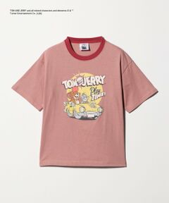 【別注】＜URBAMENT＞TOM and JERRY リンガーTシャツ / キッズ 140cmー150cm