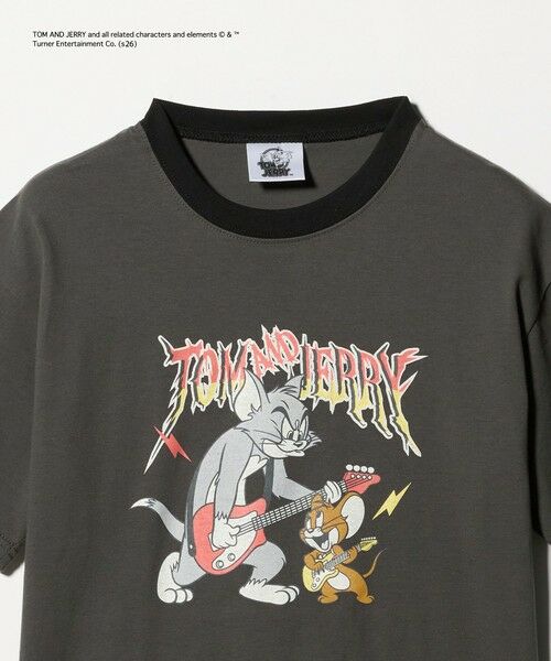 green label relaxing / グリーンレーベル リラクシング カットソー | 【別注】＜URBAMENT＞TOM and JERRY リンガーTシャツ / キッズ 140cmー150cm | 詳細6