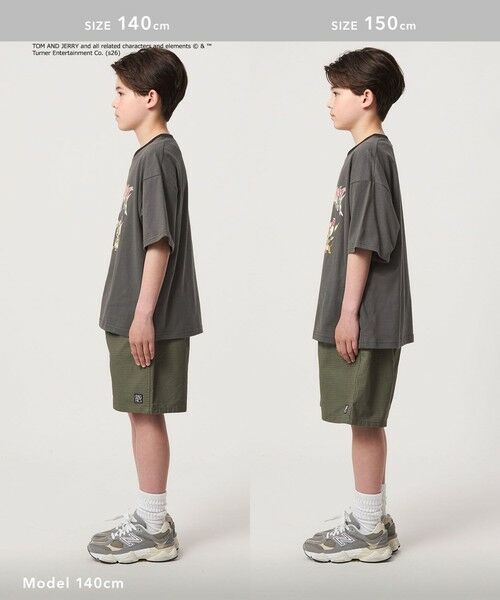 green label relaxing / グリーンレーベル リラクシング カットソー | 【別注】＜URBAMENT＞TOM and JERRY リンガーTシャツ / キッズ 140cmー150cm | 詳細4