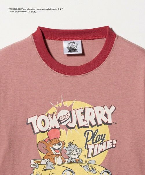 green label relaxing / グリーンレーベル リラクシング カットソー | 【別注】＜URBAMENT＞TOM and JERRY リンガーTシャツ / キッズ 140cmー150cm | 詳細10