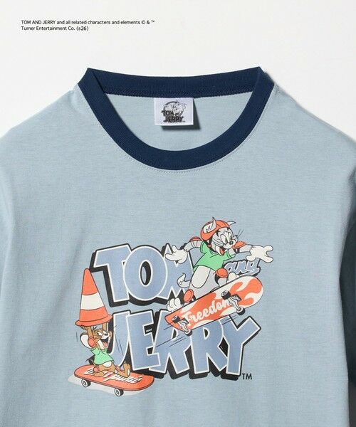 green label relaxing / グリーンレーベル リラクシング カットソー | 【別注】＜URBAMENT＞TOM and JERRY リンガーTシャツ / キッズ 140cmー150cm | 詳細16