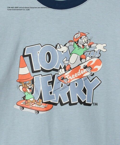green label relaxing / グリーンレーベル リラクシング カットソー | 【別注】＜URBAMENT＞TOM and JERRY リンガーTシャツ / キッズ 140cmー150cm | 詳細17