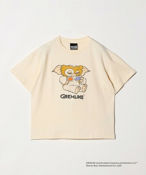 green label relaxing / グリーンレーベル リラクシング カットソー | 【別注】GREMLiNS Tシャツ / キッズ 140cm-150cm（OFF WHITE）